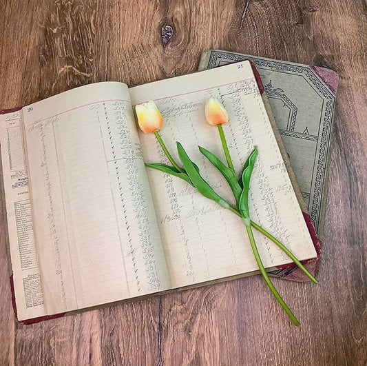 Real Touch Persimmon Tulip | 13"