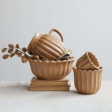 Stoneware Flower Planter | 2 Sizes | PRE-ORDER