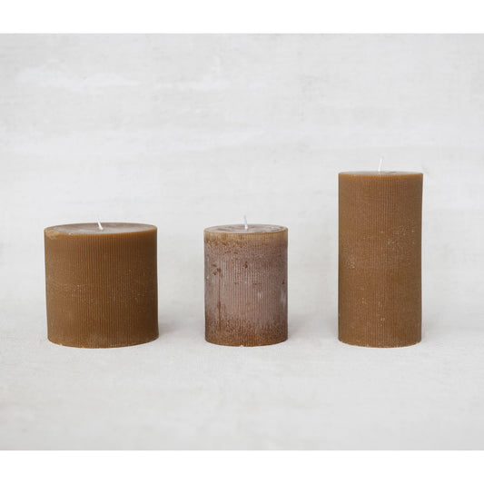 Unscented Pleated Pillar | Cocoa